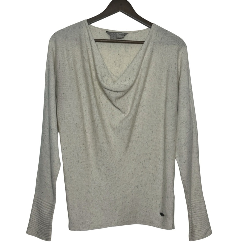 Royal Robbins Highlands Cowl Women's Small Sweater Merino Wool Knit